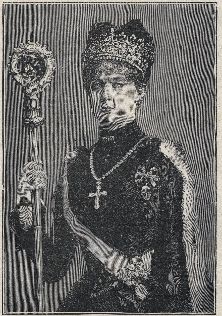 Arcivévodkyně Margarethe Klementine Rakouská - Margaret Clementine Marie Rakouská 1870-1955 Rakouská arcivévodkyně - rytina 1892 od Unknown artist
