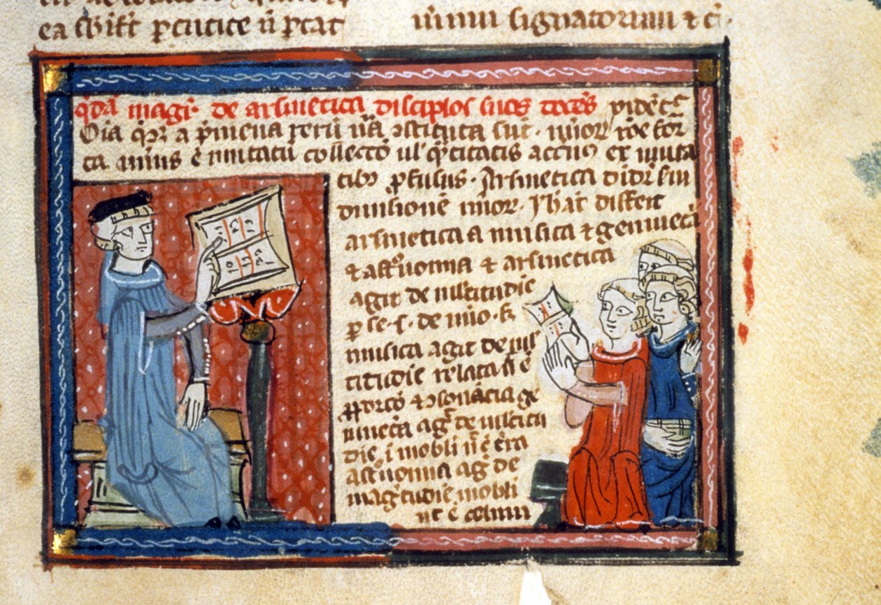 Aritmetický kurz – Illuminure středověku (ref.418 od Unknown artist
