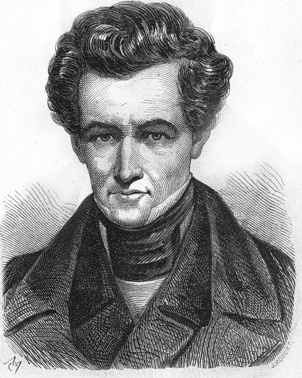 Armand Carrel (1800-1836), francouzský novinář. od Unknown artist