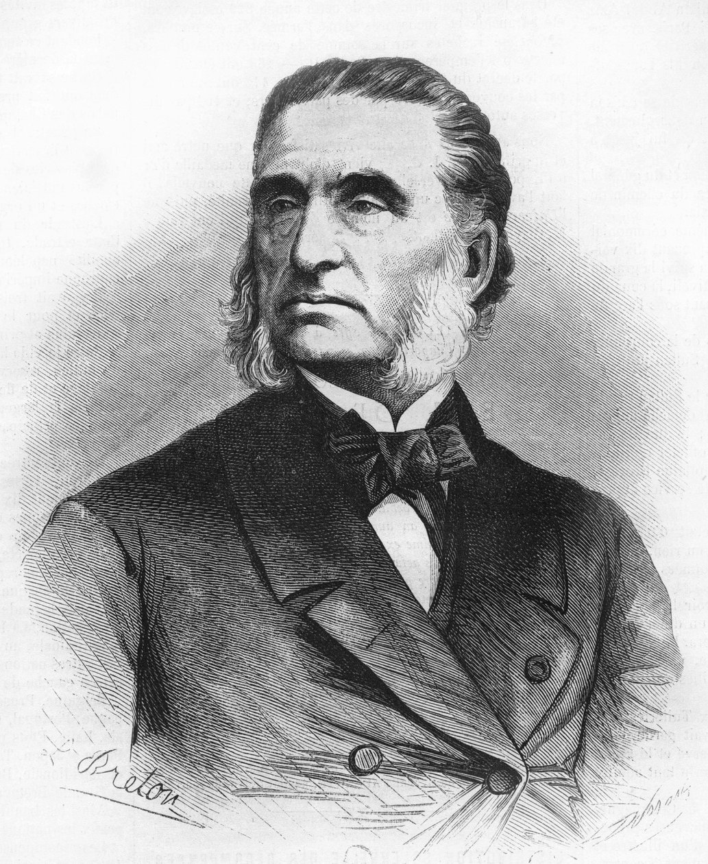 Armand Trousseau (1801-1867), francouzský lékař. od Unknown artist