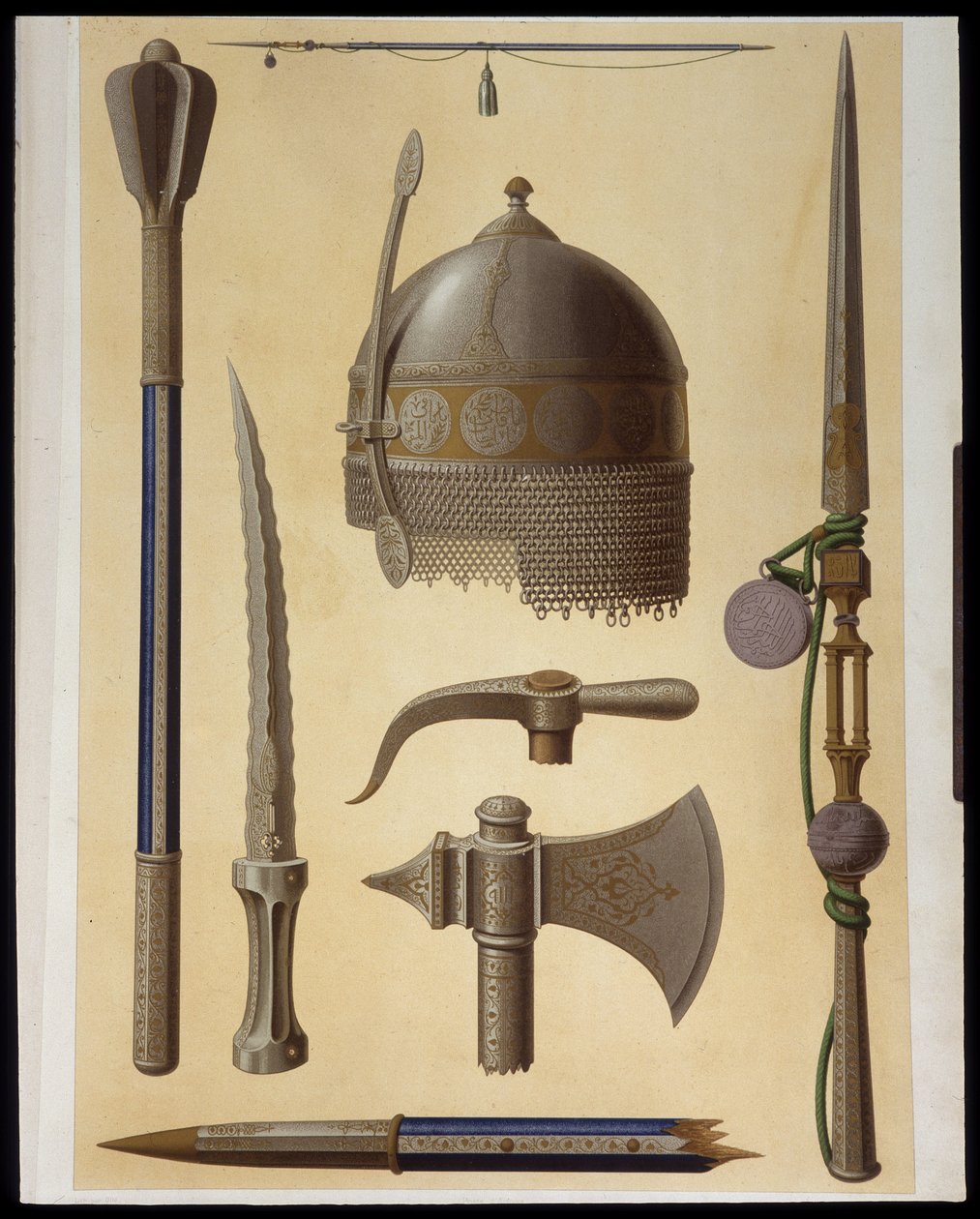 Zátoka Armes de Toman - v „arabském umění““ z káhirských památek od 7. století do 18. století od Prisse d