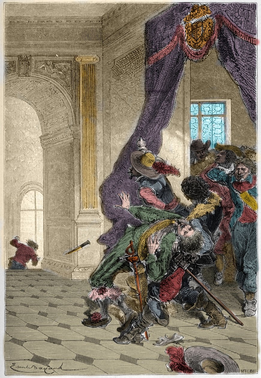 Atentát na vévodu z Buckinghamu - George Villiers od Unknown artist