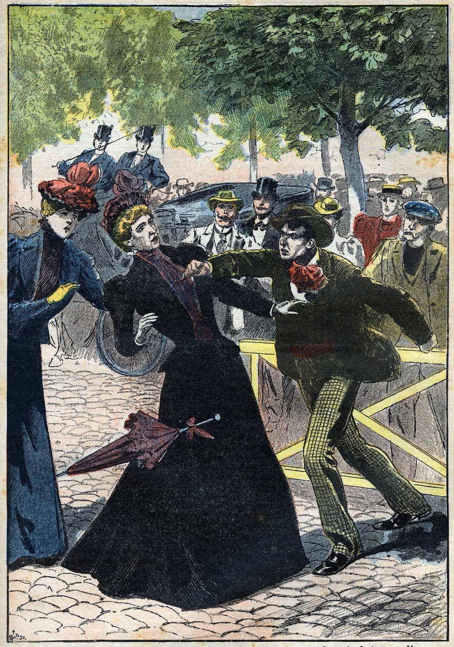 Atentát na Impressu Alžbětu Rakouskou (Sissi) italským anarchistou Luccheni v Ženevě roku 1898. Ilustrace z roku 1898. Soukromá sbírka - Zavraždění císařovny Alžběty Rakouské (Sissi) italským anarchistou Luigi Lucheni, v Gen. od Unknown artist
