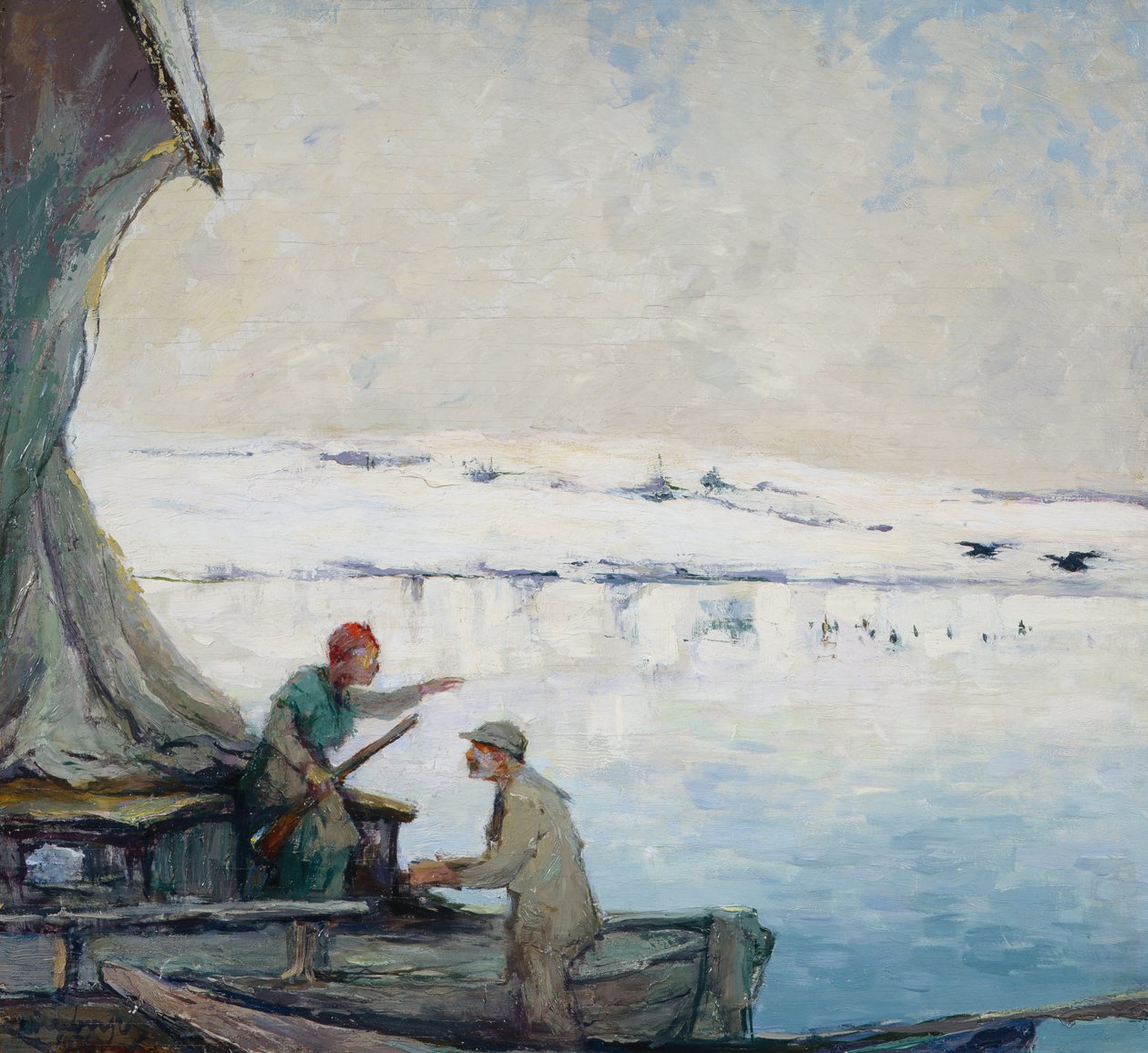 Auksové ve fjordu od Unknown Artist