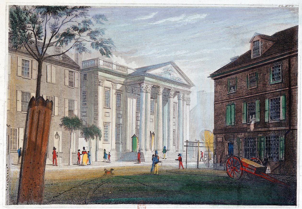 Bankovnictví ve Philadelphii od Unknown artist