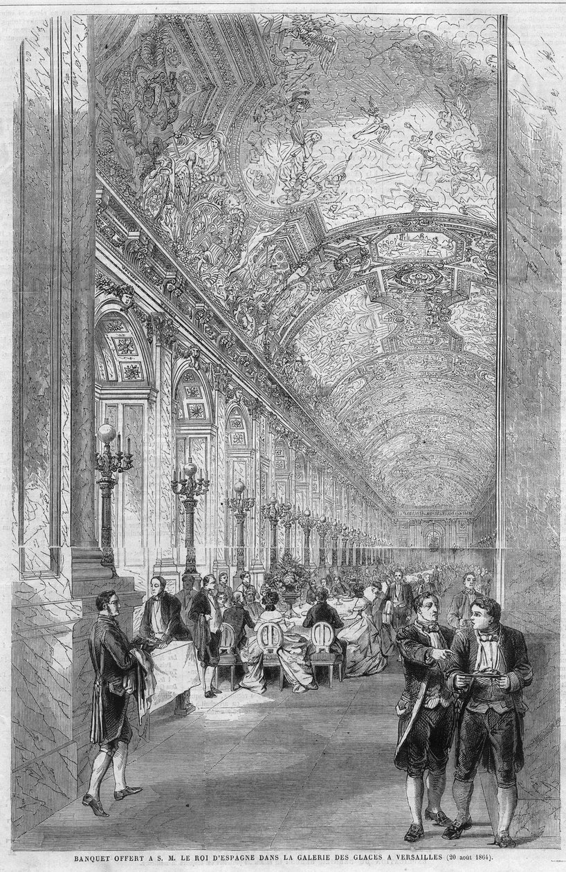 Banket nabízený jeho majestátní Marii Ferdinand Francois d