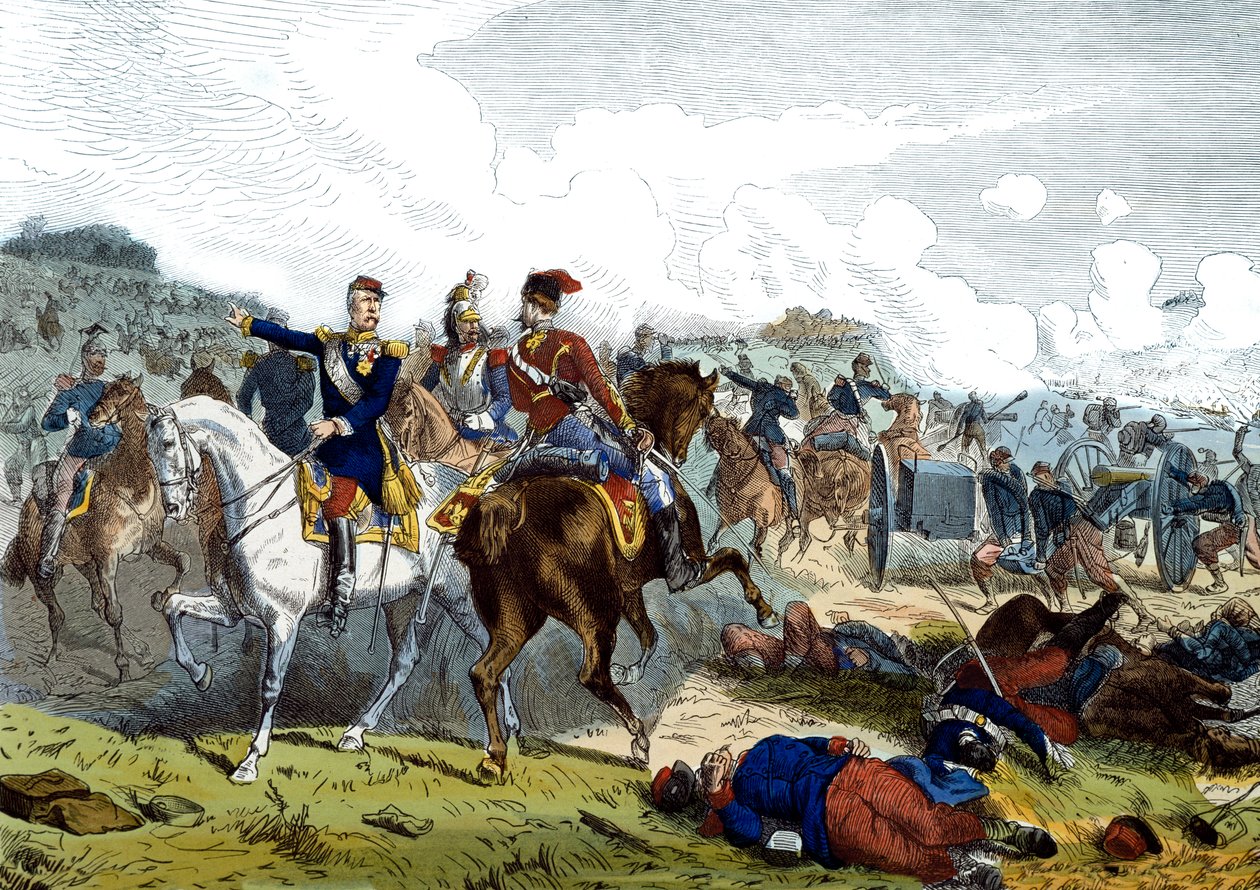Bitva u Reichshoffenu nebo Woerthu, 6. srpna od Unknown artist