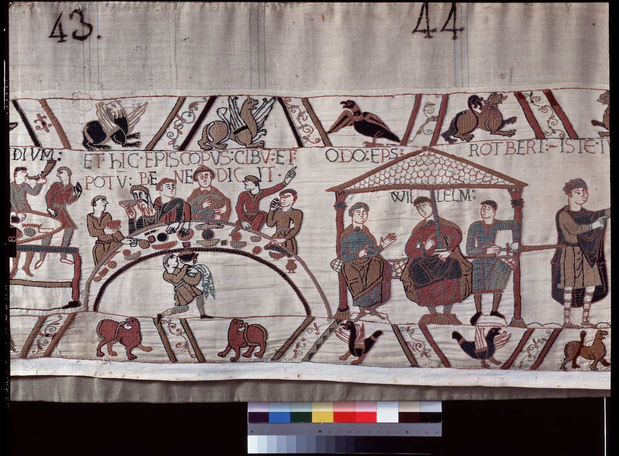 Tapisérie z Bayeux, známá jako Výšivka královny Mathildy od Unknown artist