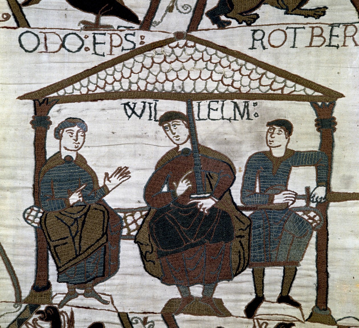 Tapisérie z Bayeux, známá jako Výšivka královny Mathildy od Unknown artist
