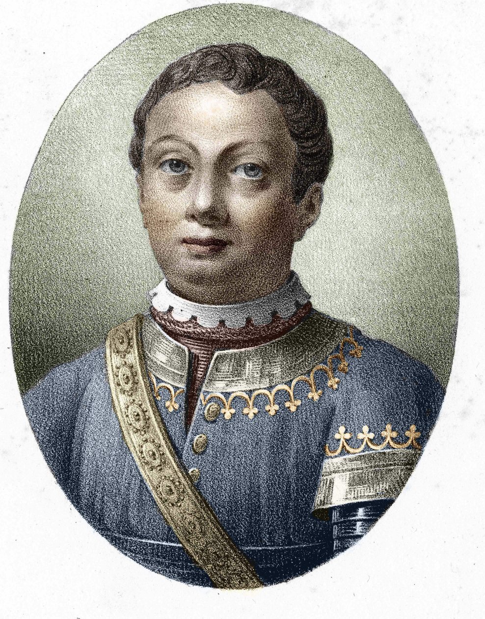 Bertrand Du Guesclin, francouzský konstábl (1314-1380) od Unknown artist