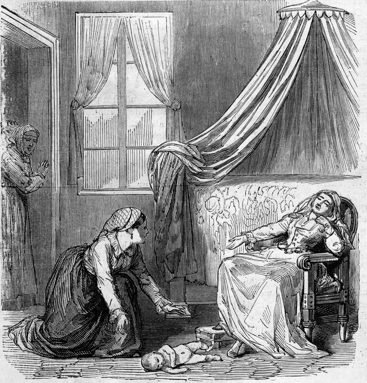 Narození Napoleona Bonaparta (15. srpna od Unknown artist