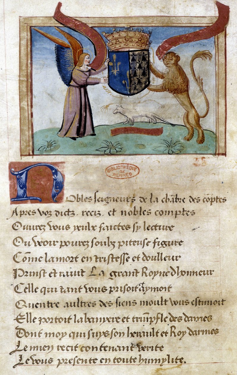 Blazon Anny Bretaňské od Unknown artist
