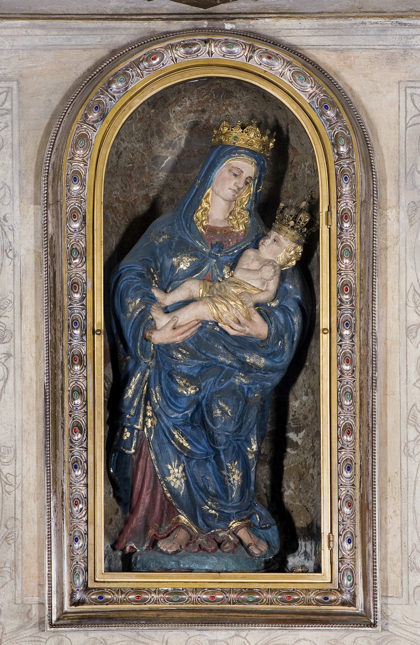 Blahoslavená Panna zázraků, kolem roku 1350 od Unknown artist