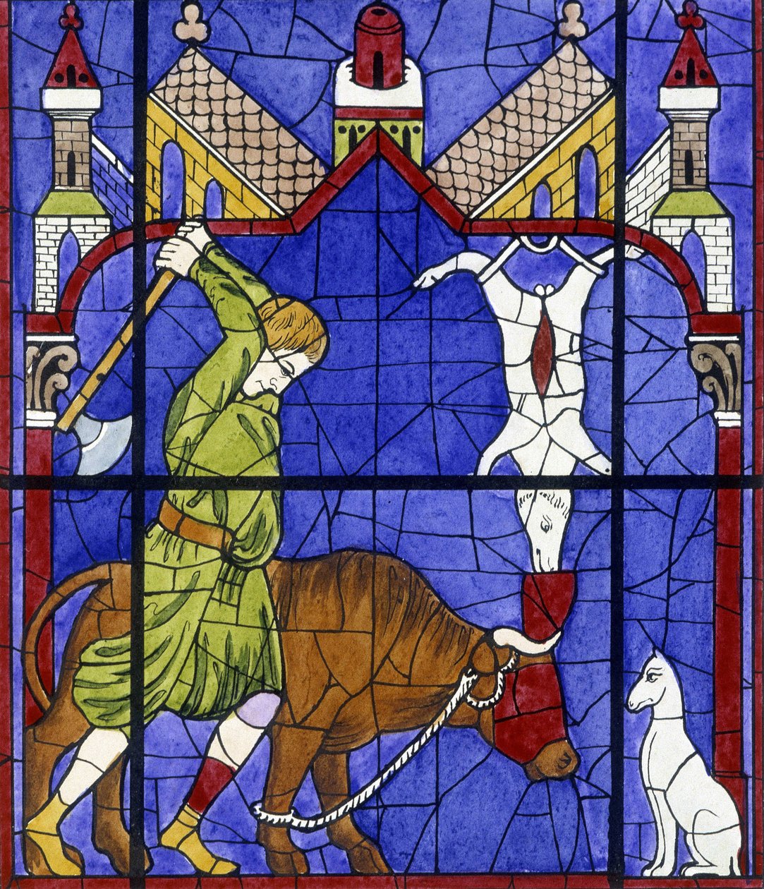 Boucher, Vitráže středověku. v „Historie malby na skle““ od Unknown artist