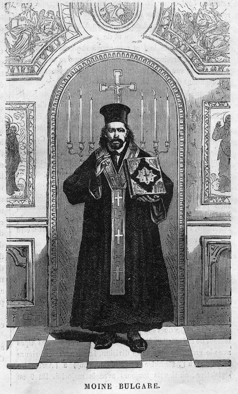 Bulharský mnich v roce 1869. od Unknown artist