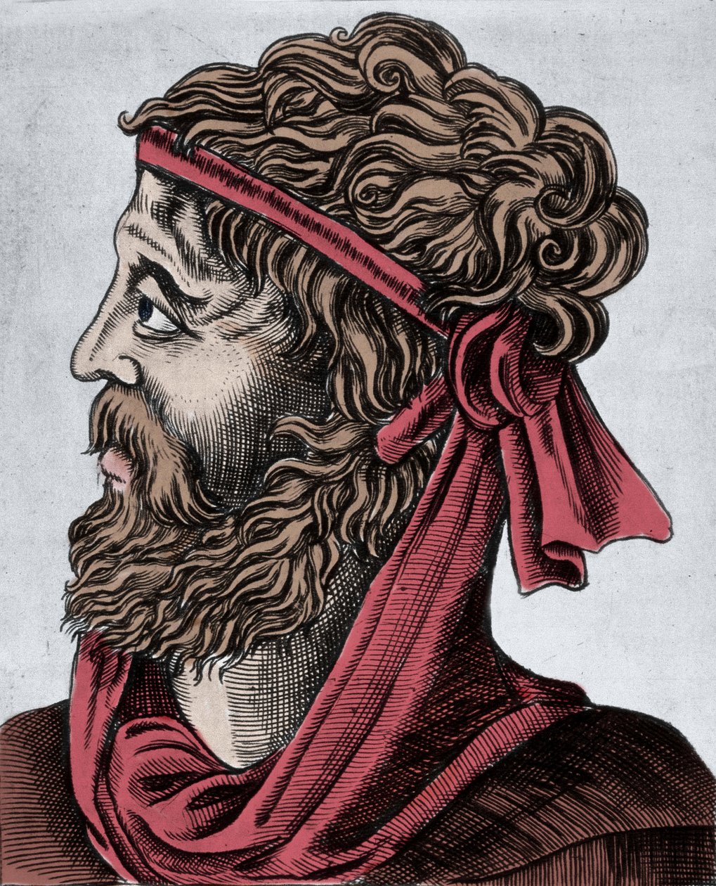 Caius Valerius Catullus známý jako Catullus od Unknown artist