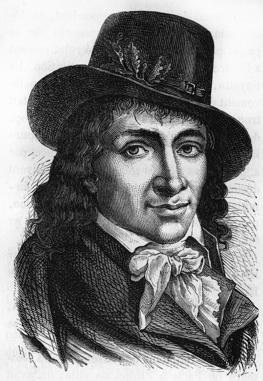 Camille Desmoulins (1760-1794), francouzský publicista a politik. od Unknown artist