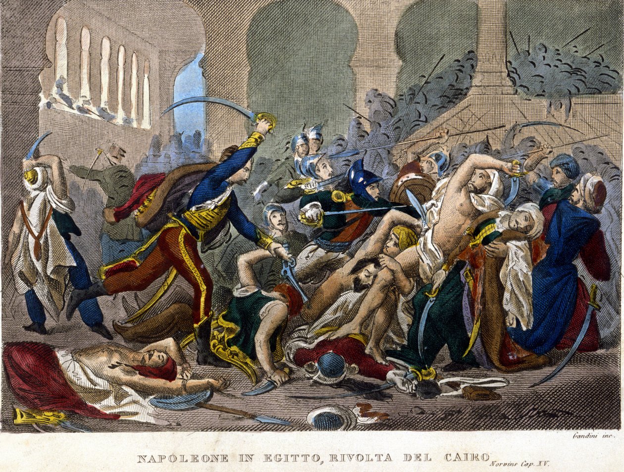 Kampaň (expedice) do Egypta (1798-1801), Napoleon v Egyptě: Káhirské povstání od Unknown artist