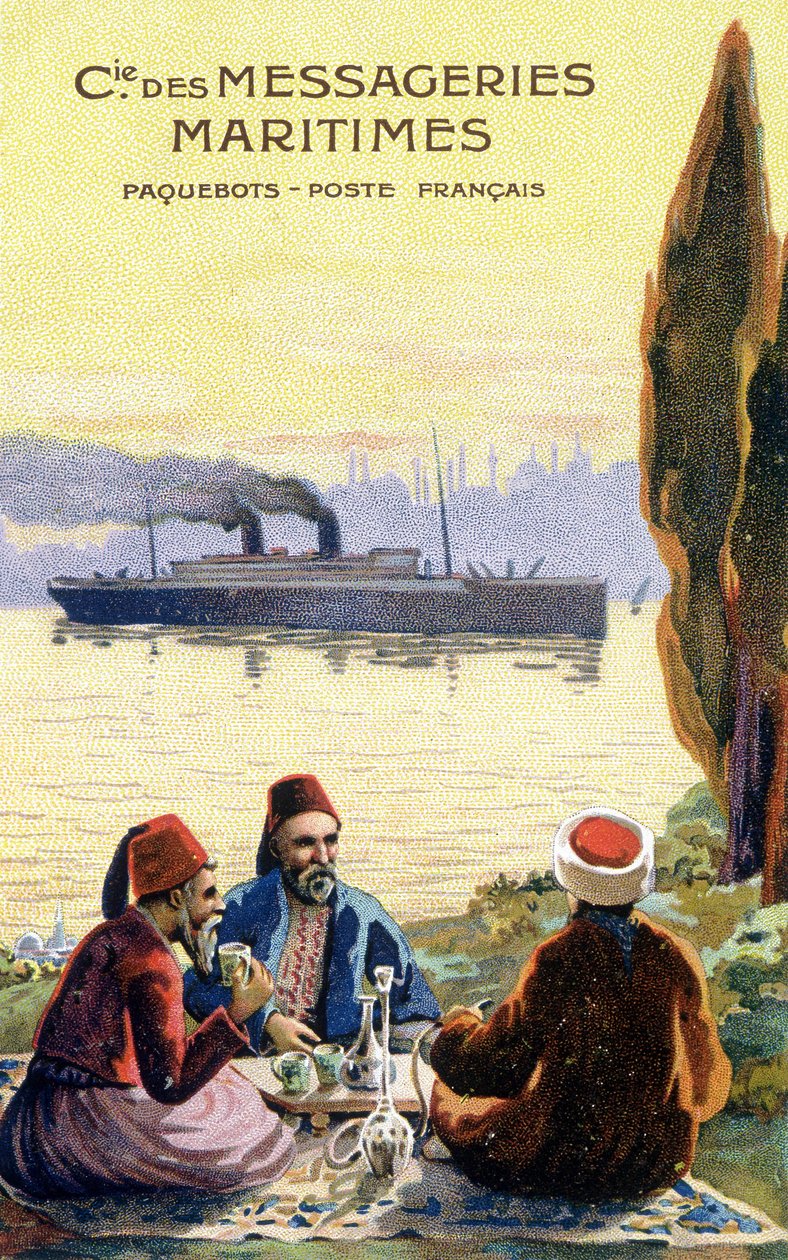 Karton francouzské přepravní společnosti po celém světě. od Unknown artist