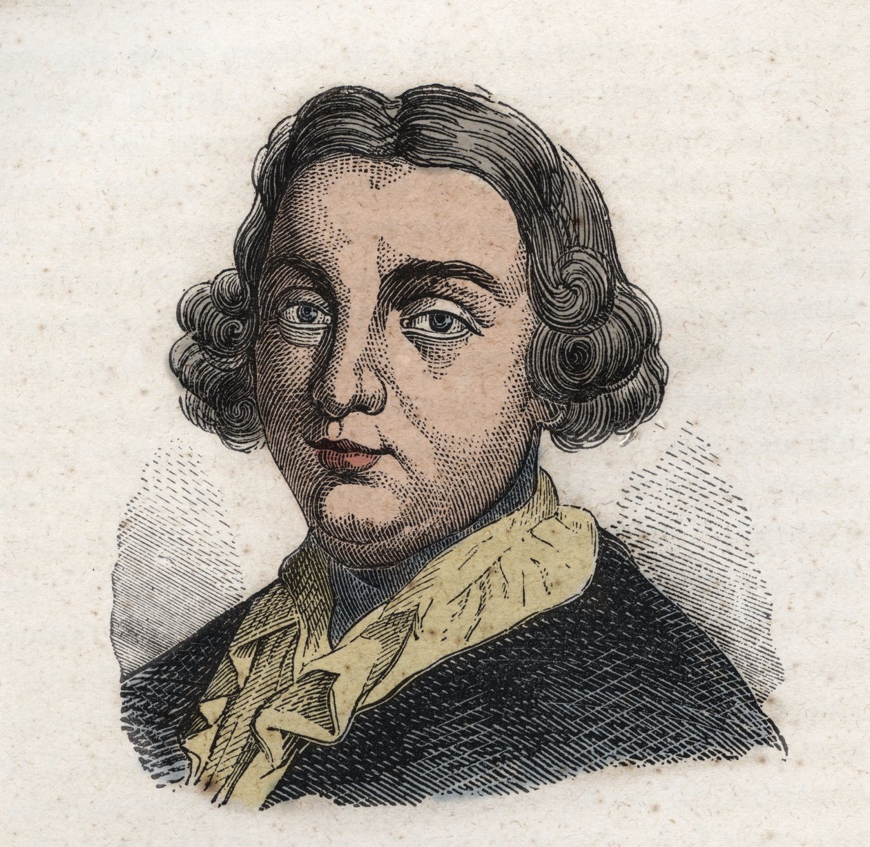Carlo Goldoni (1707-1793), italský dramatik od Unknown artist