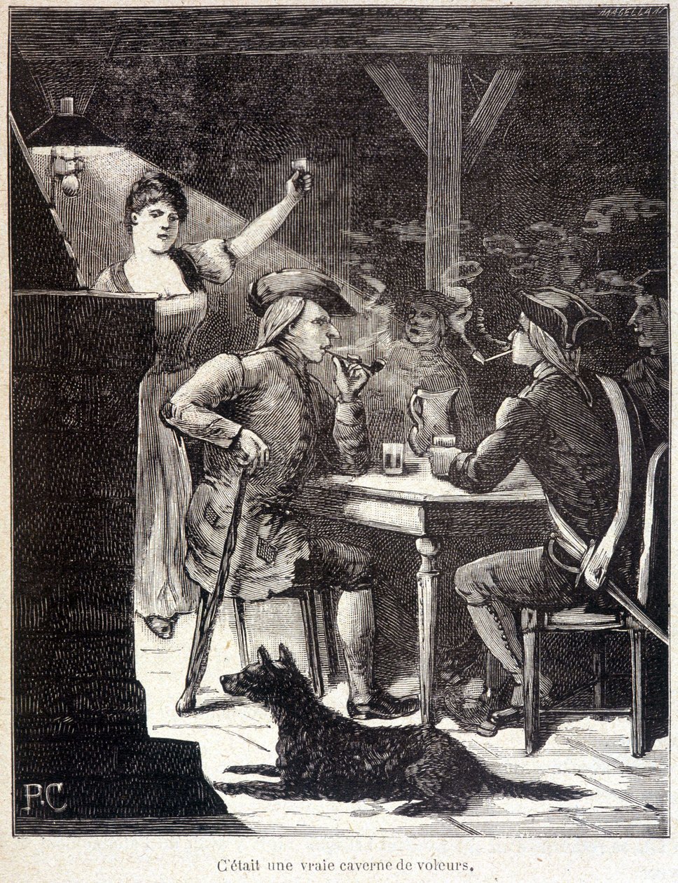 Zásobník v hospodě. od Unknown artist