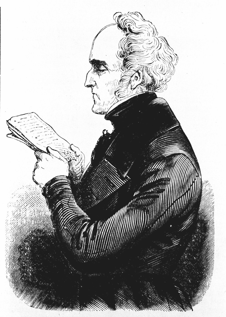 Charles Fourier (1772-1837), francouzský filozof a ekonom. od Unknown artist