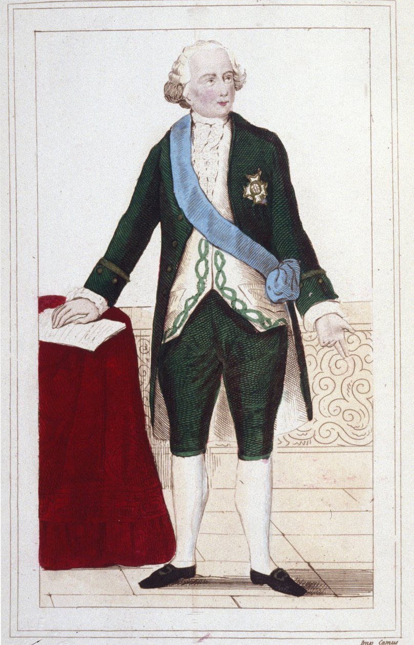 Charles Gravier, hrabě z Vergennes (1719-1787), francouzský státník a diplomat. od Unknown artist