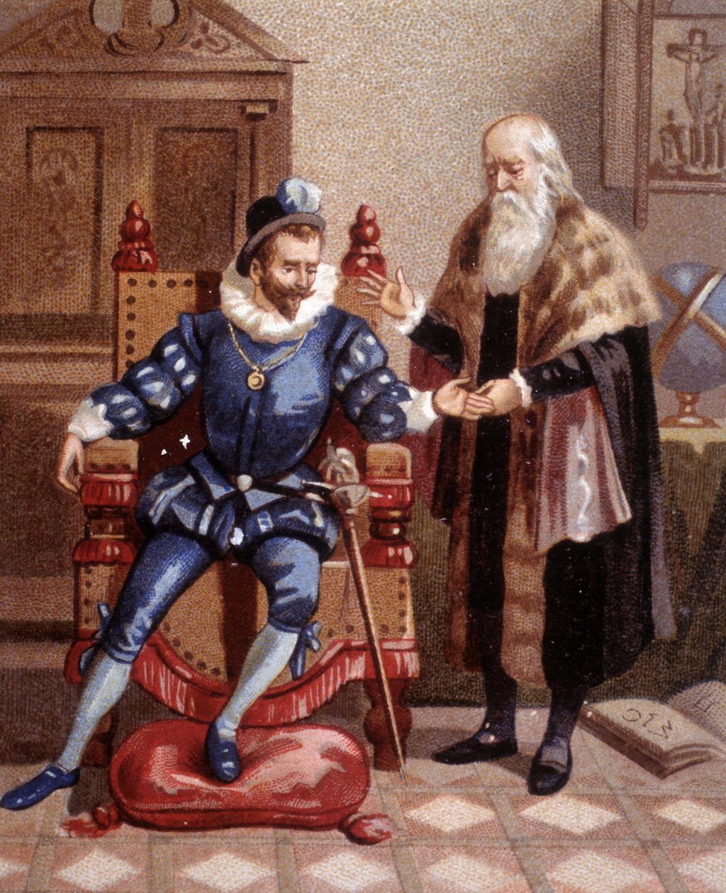 Chiromancer na Cour des Valois od Unknown artist