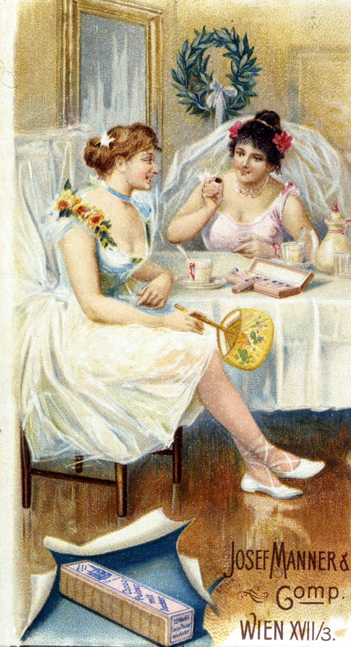 Reklama na čokoládu ““ Josef Manner & Gomp, Vídeň””. od Unknown artist
