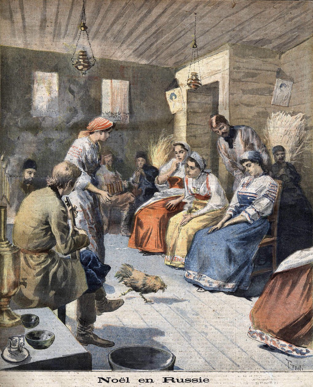 Vánoce v Rusku v roce 1894 od Unknown artist