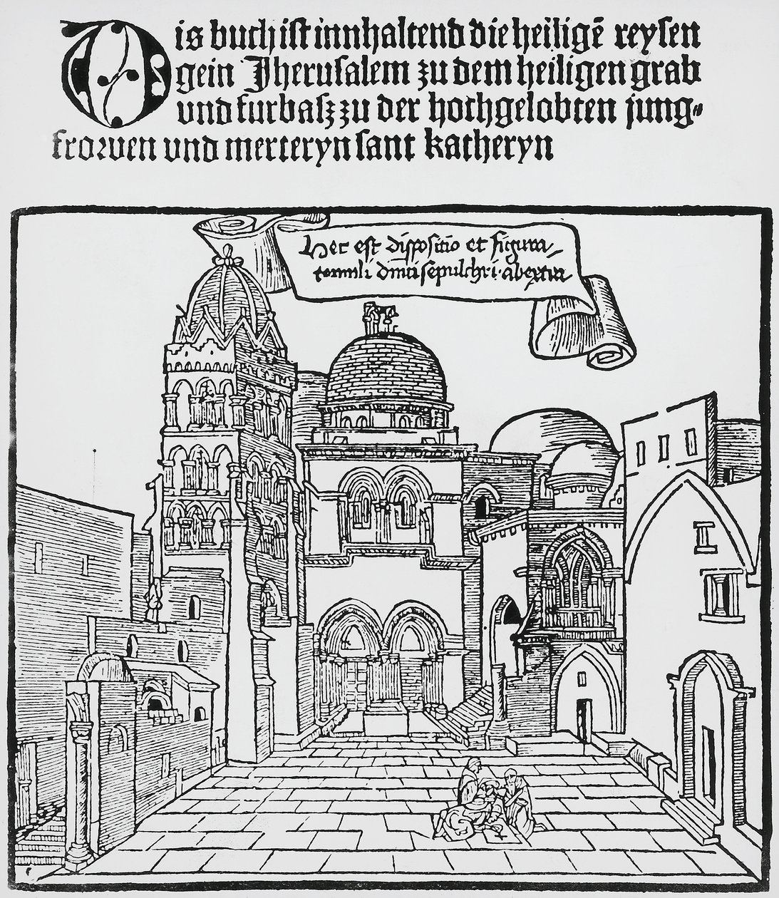 Kostel Božího hrobu v Jeruzalémě od Unknown artist