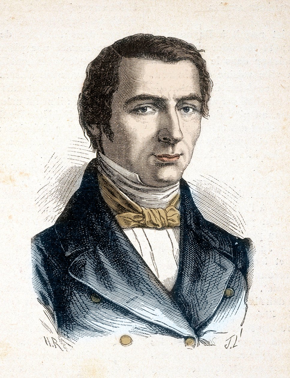 Claude Frederic Bastiat klasický liberální teoretik, politický ekonom - Portrét Frederica Bastiata, Economiste (1801 - 1850) - v „“Les Contemporains“, n. d. konec 19. století. od Unknown artist