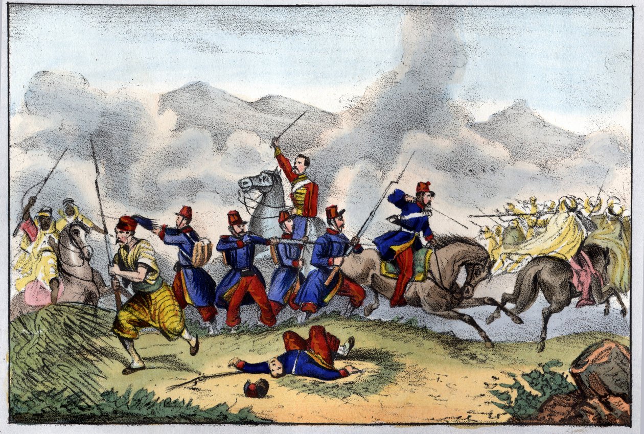 Dobytí Alžírska. Vzato od Konstantina, 13. října od Unknown artist