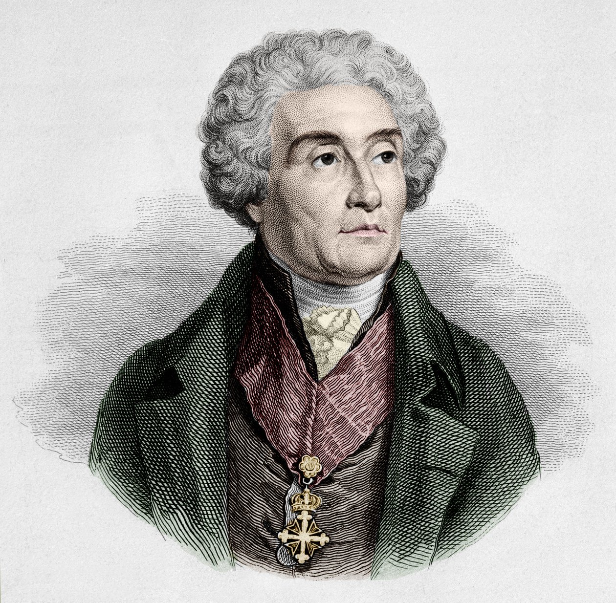 Hrabě Joseph de Maistre (1753-1821), francouzský politik, spisovatel a filozof. Milánská soukromá sbírka. od Unknown artist