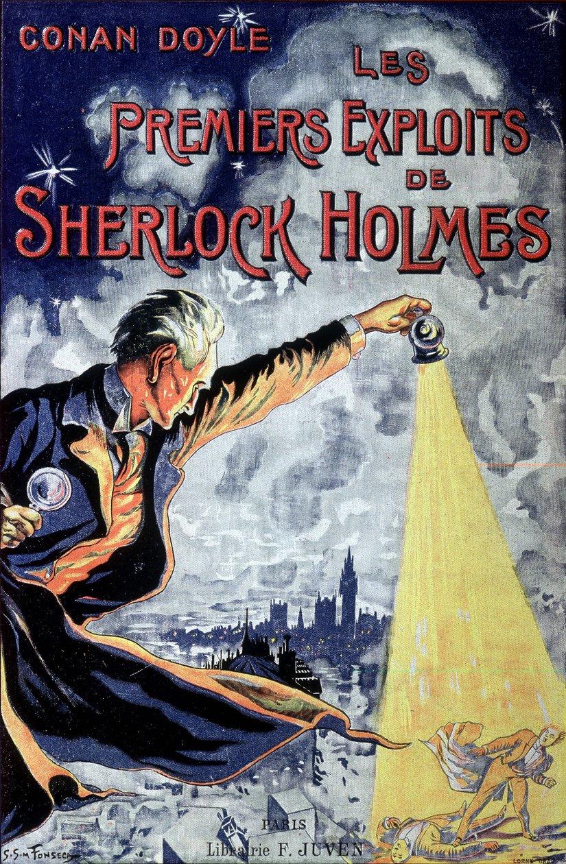 Obálka „“Les Premiers využívá Sherlocka Holmese“““ od Conana Doyla. od Unknown artist
