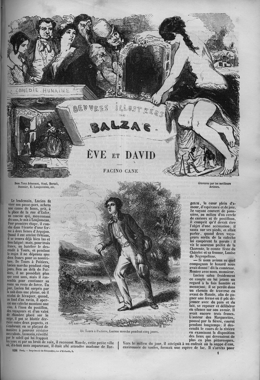 Obálka k románu „Eva a David“ od Unknown artist