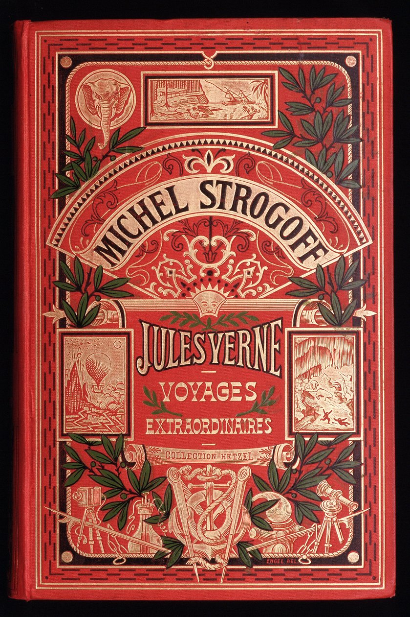 Obálka knihy Julese Verna “” Michel Strogoff””, ed. Hetzel od Unknown artist