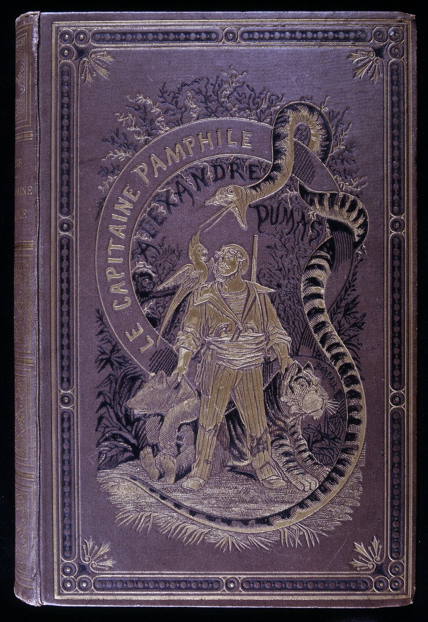 Obálka knihy „Kapitán Pamphile“ od otce Alexandra Dumase. od Unknown artist