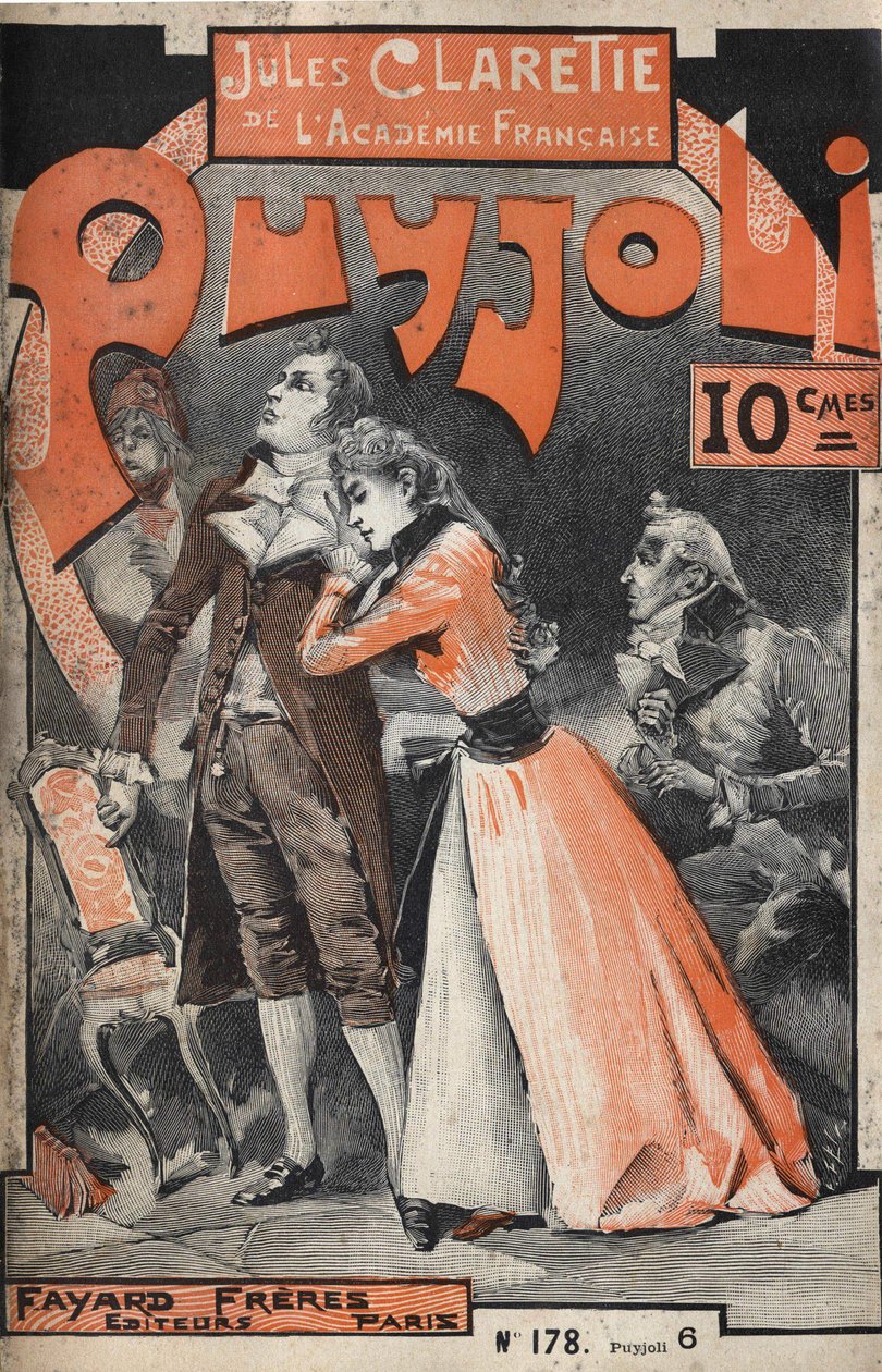 Obálka románu “” Puyjoli”” (1890) od Julese CLARETIEHO (1840-1913). od Unknown artist