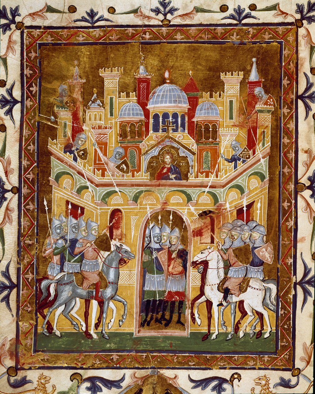 Křížové výpravy: obrana Jeruzaléma (miniatura od Unknown artist
