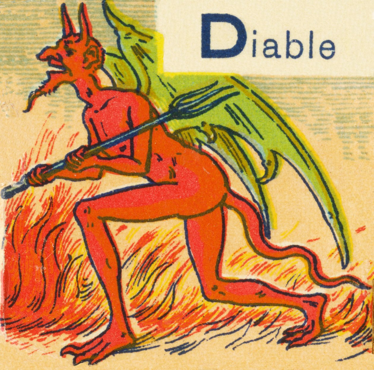D jako ďábel od Unknown artist