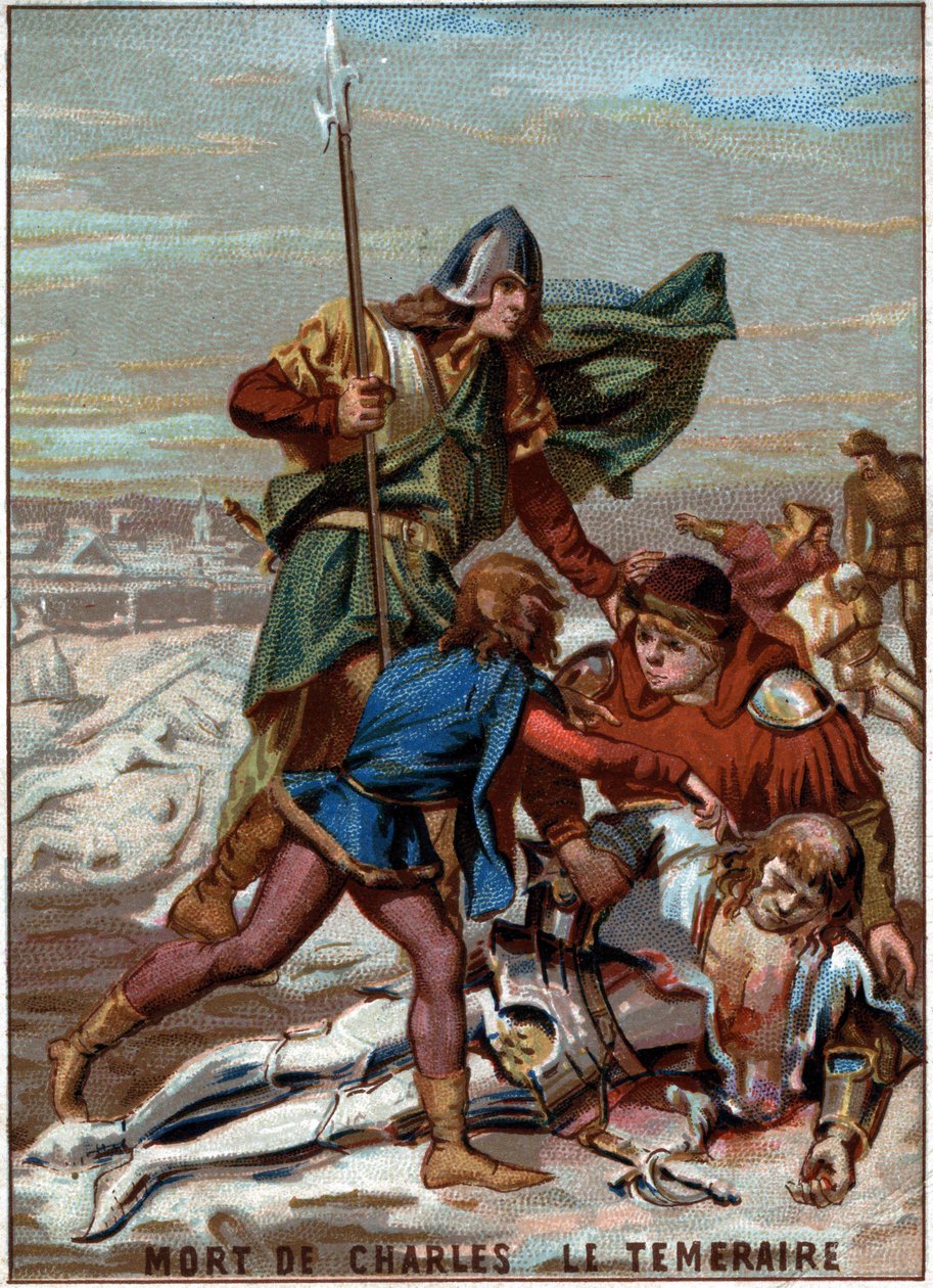 Smrt Charlese Temeraire (1433-1477), vévody z Burgundska od Unknown artist