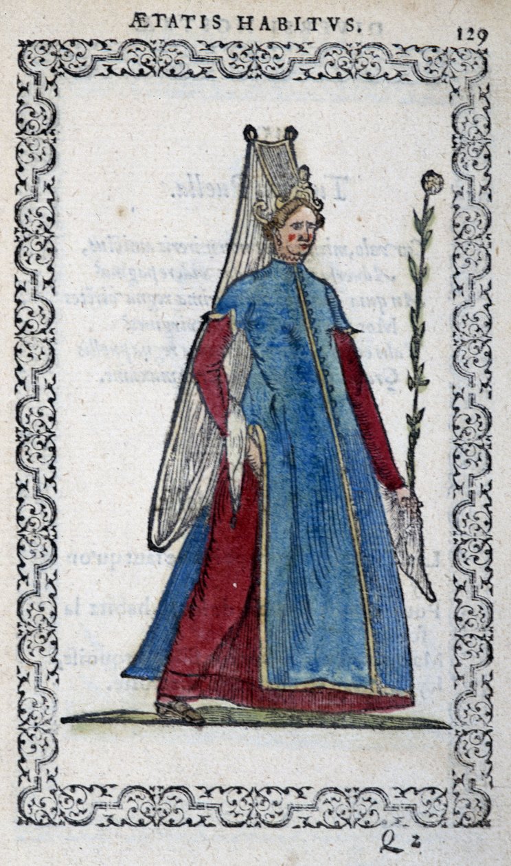Demoiselle de Turk - v „“Habits et effigies”” od Jeana Sulperiuse od Unknown artist