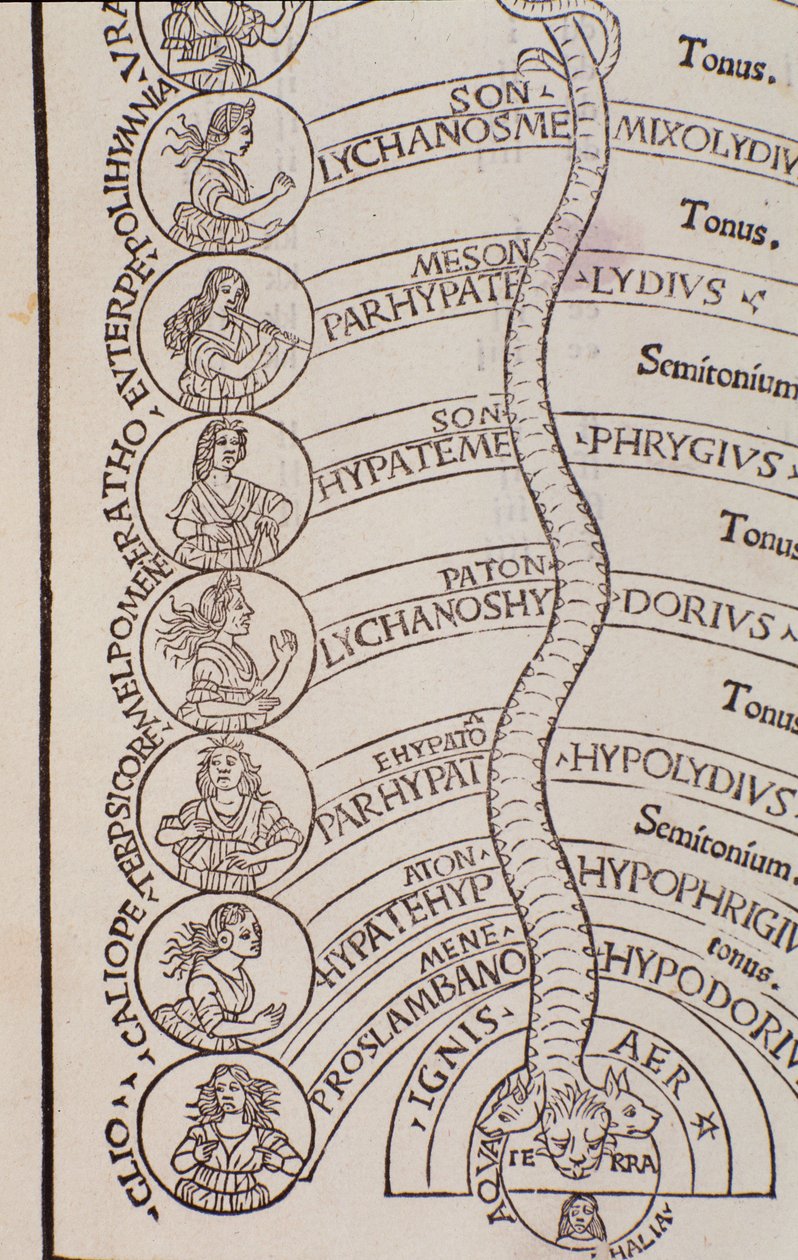 Detail stránky převzaté z Hudební praxe Franchina Gaffuria od Unknown artist