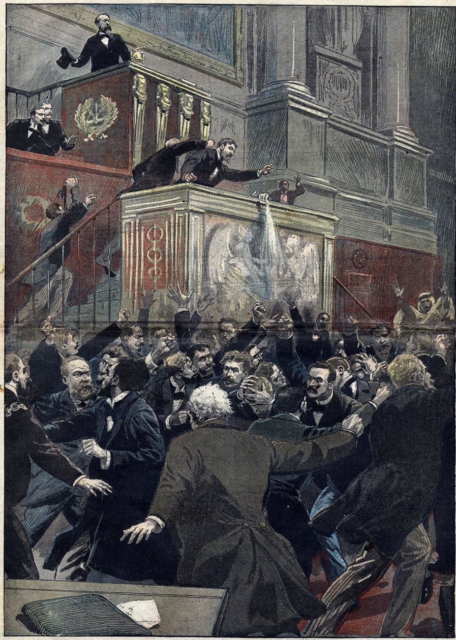 Případ Dreyfus - Poslanecká sněmovna - 22. ledna od Unknown artist