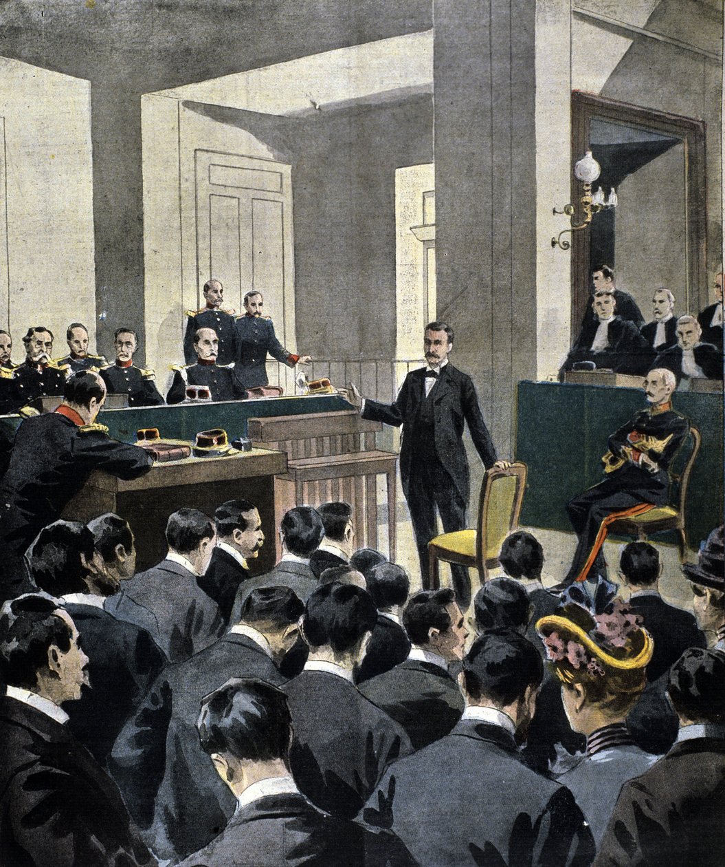 Případ Dreyfus: svědectví podplukovníka Georgese Picquarta (1854-1914) v procesu se spisovatelem Emilem Zolou (po dopise J