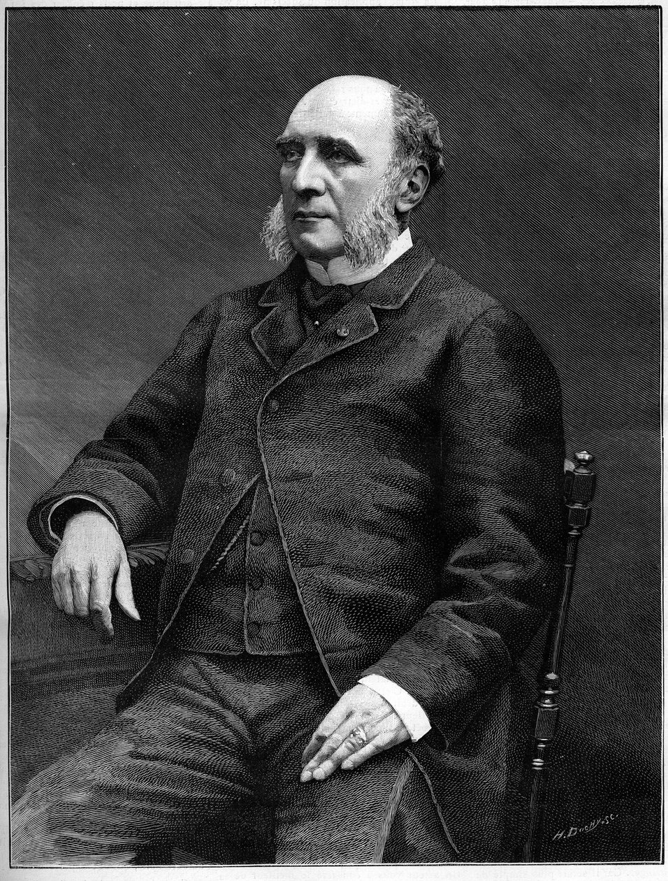 Duke Louis Charles Decazes (1819-1886), francouzský politik, ministr zahraničních věcí od roku 1873 do roku 1877. od Unknown artist