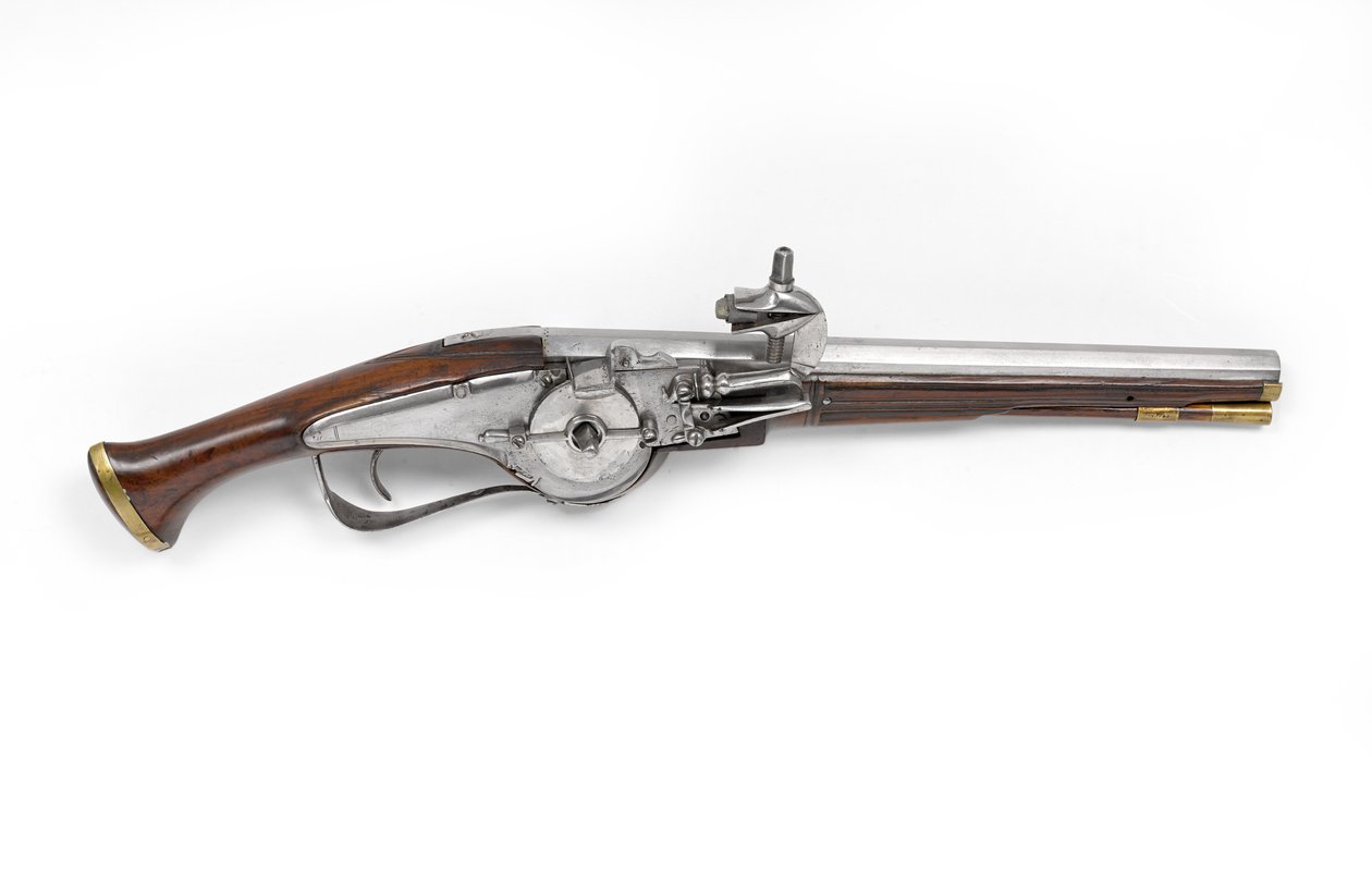 Holandská nebo německá pistole s locklockem, c.1630 (pistole, wheellock) od Unknown artist