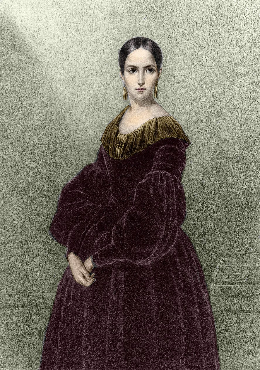 Elisabeth Rachel Félix, známá jako Mademoiselle Rachel (1821-1858), francouzská tragédka. od Unknown artist