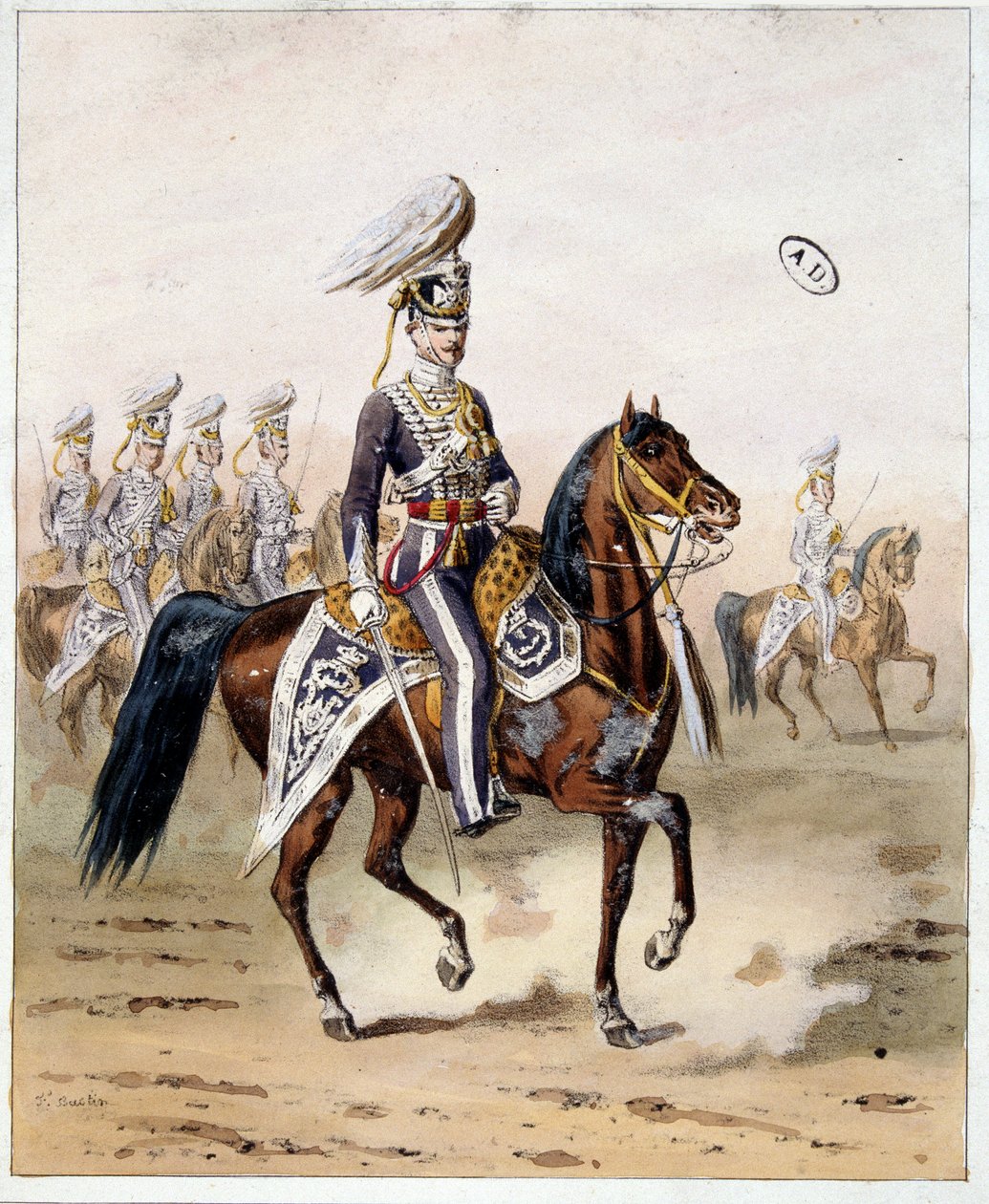 English Armee of India: kavalérie Madras od Unknown artist